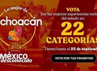 SIGUEN ABIERTAS LAS VOTACIONES PARA ESCOGER A “LO MEJOR DE MICHOACÁN”