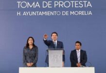 ALFONSO MARTÍNEZ ALCÁZAR RINDE PROTESTA COMO PRESIDENTE MUNICIPAL DE MORELIA PARA EL PERIODO 2024-2027