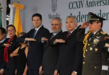 ENCABEZA BEDOLLA CEREMONIA CÍVICA POR EL CCXIV ANIVERSARIO DEL INICIO DE LA INDEPENDENCIA