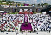 Alfredo Ramírez Bedolla rinde su Tercer Informe de Gobierno ante miles de michoacanos
