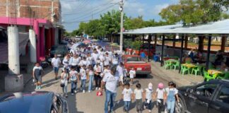 Marchan por la paz en Buenavista