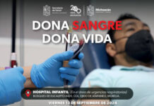 INVITA SSM A PARTICIPAR EN LA COLECTA DE SANGRE DEL HOSPITAL INFANTIL DE MORELIA