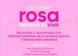 DIF MORELIA OFRECE APOYOS GRATUITOS A MUJERES QUE ENFRENTAN CÁNCER DE MAMA