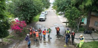 GOBIERNO DE MORELIA REALIZA LIMPIEZA INTEGRAL EN COLONIAS AFECTADAS POR DESFOGUE DE CONAGUA