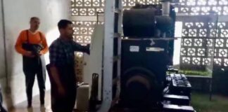 Trabajadores del municipio laboran en rehabilitación de la planta de la Mintzita
