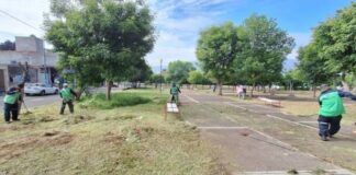 Gobierno de Morelia lleva jornada integral de limpieza y servicios a Villas de la Loma