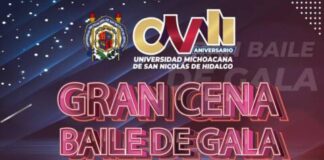 La gran celebración está por llegar, sé parte de la Cena de Gala de la Universidad Michoacana