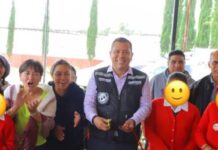 Inaugura Barragán techumbre en primaria de Capula con el programa «Échale una Mano a las Escuelas»