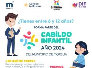 Gobierno de Morelia invita a las niñas y niños a formar parte del Cabildo Infantil 2024