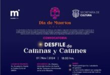 GOBIERNO DE MORELIA ABRE CONVOCATORIA PARA PARTICIPAR EN DESFILES DE CATRINAS Y CATRINES