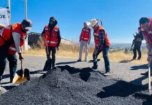 Eric Gaona García da inicio al Programa de Bacheo en Tarímbaro