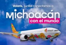 Michoacán apertura vuelo de Volaris con Monterrey