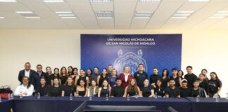 Rectora invita a estudiantes a acercarse al deporte y a la cultura; se reúne con equipo de Porristas nicolaitas