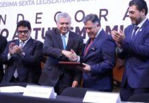 Congreso del Estado entrega condecoración “Mérito al Turismo Michoacano”
