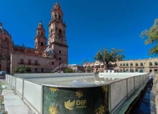 Invita gobierno de Morelia a inauguración de pista de hielo y encendido navideño