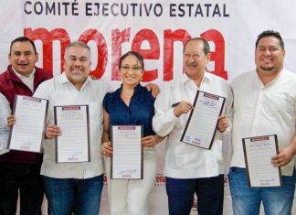Jesús Mora encabeza cierre distrital de Morena Michoacán en Lázaro Cárdenas