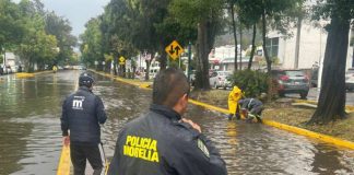 Despliega Gobierno de Morelia brigadas para atender incidencias por fuerte lluvia de este domingo