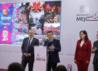 Michoacán promociona Mariposa Monarca y K’uínchekua en Feria de León: Bedolla