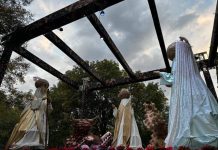 Nacimiento monumental de Villa Navideña muestra el talento de artesanos michoacanos