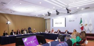 Bedolla y magistrados revisan criterios del proceso de elección judicial