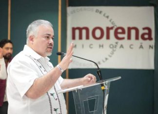 Jesús Mora responsabiliza a gobiernos anteriores de la inseguridad en Michoacán
