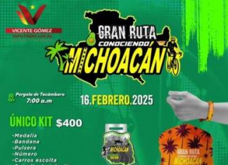 Invita Vicente Gómez a la “Gran Ruta Conociendo Michoacán”