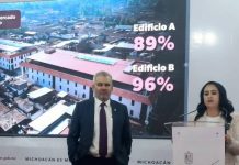 Avanzan obras del Mercado de Pátzcuaro, 96% listo en algunas áreas