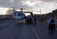 Helicópteros, disponibles las 24 horas para atender emergencias médicas: SSM