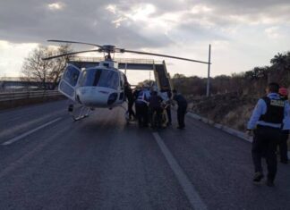 Helicópteros, disponibles las 24 horas para atender emergencias médicas: SSM
