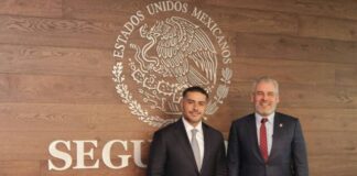 Bedolla y Harfuch coordinados para reforzar estrategias de seguridad