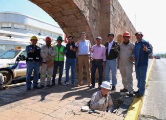 Acueducto de Morelia brillará más: Alfonso Martínez