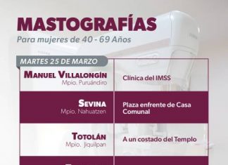 SSM llevará mastografías gratuitas a 6 municipios de Michoacán