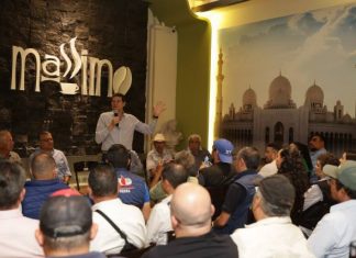 Invita Alfonso Martínez a empresarios y líderes de Los Reyes a disfrutar de la Semana Santa en Morelia