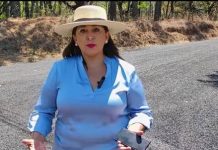 Da a conocer Alma Mireya González avances del mantenimiento de vialidades principales de Atzimbo