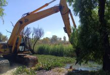 Arranca Ooapas trabajos de limpieza y dragado en dren de La Mintzita