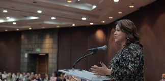 “Es tiempo de mujeres” significa mejorar las condiciones de trabajo: Fabiola Alanís a servidoras públicas de la ASM