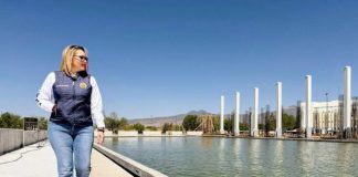 Yarabí Ávila realiza recorrido en construcción de alberca Olímpica de la UMSNH; avanzan los trabajos