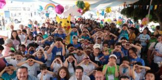 Con inflables gigantes, DIF Morelia celebra a las y los niños