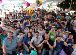 Con inflables gigantes, DIF Morelia celebra a las y los niños