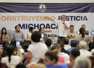 Condena Raúl Morón actos hostiles en asamblea informativa sobre elección judicial