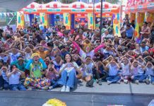 Niñas y niños de Chiquimitío y Atapaneo vivieron feliz celebración con Feria de la Niñez del DIF Morelia