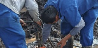 Ooapas realiza trabajos de localización y retiro de tapón en Canal de San Miguel