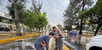 Despliega Gobierno de Morelia brigadas para atender tormenta de este miércoles