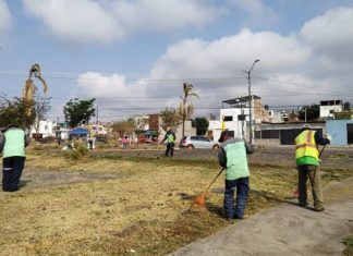 Gobierno de Morelia implementa jornada de limpieza y manteniendo en Parque Lineal Bicentenario