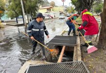 Recorre PC Municipal, Policía Morelia y Servicios Públicos zonas impactadas por la lluvia