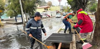 Recorre PC Municipal, Policía Morelia y Servicios Públicos zonas impactadas por la lluvia