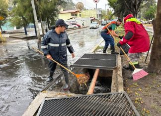 Recorre PC Municipal, Policía Morelia y Servicios Públicos zonas impactadas por la lluvia