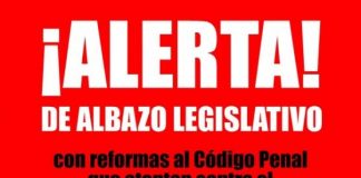 Advierte colectivo NiUnoMás, atentado a la libertad de expresión con aprobación a reformas del Código Penal