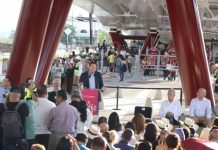 Celebra Alfonso Martínez, construcción del Paso Catrinas en Villas del Pedregal