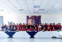 Ustedes son nuevos liderazgos a los que tenemos que impulsar, señala Yarabí Ávila ante estudiantes de Seguridad Pública